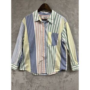 Rails Dress Shirt Men's L Preppy Pastel Arlo‎ Portofino Stripe Button Up